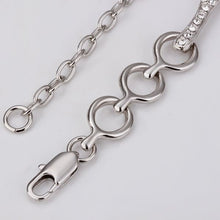 18k gp gold plated bracelet jewelry bracelet nickel free plating platinum crystal bracelet bangle smtpb014 J4U66