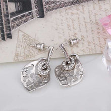 18k gp gold plated jewelry earring nickel free copper rhinestone crystal earrings chrismas gift smtpe44 J4U66