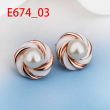 18k gp gold plated jewelry earring nickel free copper rhinestone crystal earrings chrismas gift smtpe74 J4U66