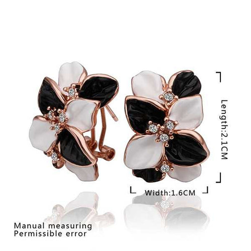 18k gp gold plated jewelry earring nickel free copper rhinestone crystal earrings chrismas gift smtpe472 J4U66
