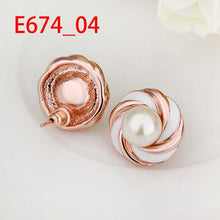 18k gp gold plated jewelry earring nickel free copper rhinestone crystal earrings chrismas gift smtpe74 J4U66