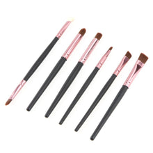 6pc Makeup Brushes Set Powder Foundation Eyeshadow Eyeliner Lip Cosmetic Brushes Maquiagem Stock Clearance J4U66