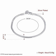 sterling silver jewelry bracelet fine bracelet smth17 J4U66