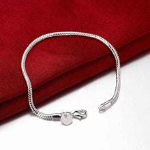 sterling silver jewelry bracelet fine bracelet smth17 J4U66