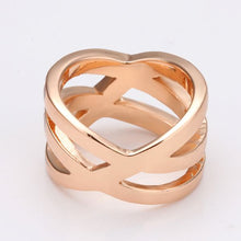 jewerly anillos 18k gp crystal mesh party wedding rings girl jewelry rings J4U66