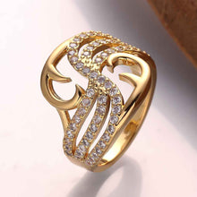 jewerly anillos 18k gp efforts the point party wedding rings girl jewelry rings 73 J4U66
