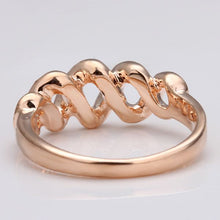 jewerly anillos 18k gp four serial party wedding rings girl jewelry rings J4U66