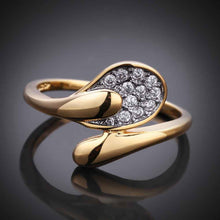 jewerly anillos 18k gp gold f drilling big party wedding rings girl jewelry rings 77 J4U66