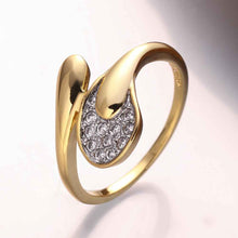 jewerly anillos 18k gp gold f drilling big party wedding rings girl jewelry rings 77 J4U66