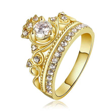 jewerly anillos 18k gp huangguan drill party wedding rings girl jewelry rings 7 J4U66