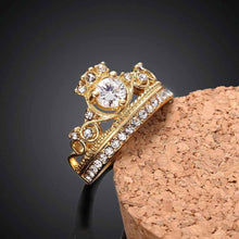jewerly anillos 18k gp huangguan drill party wedding rings girl jewelry rings 7 J4U66