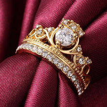 jewerly anillos 18k gp huangguan drill party wedding rings girl jewelry rings 7 J4U66