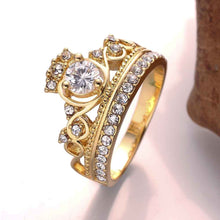 jewerly anillos 18k gp huangguan drill party wedding rings girl jewelry rings 7 J4U66