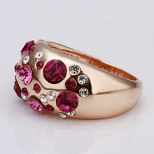 jewerly anillos 18k gp set pink auger party wedding rings girl jewelry rings 077 J4U66