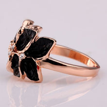 jewerly anillos 18k gp black phnom penh party wedding rings girl jewelry rings 123 J4U66