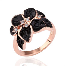jewerly anillos 18k gp black phnom penh party wedding rings girl jewelry rings 123 J4U66