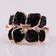jewerly anillos 18k gp black phnom penh party wedding rings girl jewelry rings 123 J4U66
