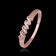 jewerly anillos 18k gp cloud rose color party wedding rings girl jewelry rings 5 J4U66