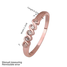 jewerly anillos 18k gp cloud rose color party wedding rings girl jewelry rings 5 J4U66