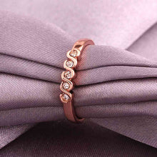 jewerly anillos 18k gp cloud rose color party wedding rings girl jewelry rings 5 J4U66
