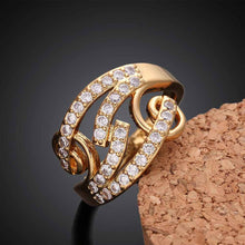 jewerly anillos 18k gp crystal red party wedding rings girl jewelry rings 70 J4U66