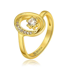 jewerly anillos 18k gp crystal in circle party wedding rings girl jewelry rings 7 J4U66