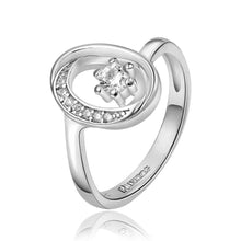 jewerly anillos 18k gp crystal in circle party wedding rings girl jewelry rings 7 J4U66