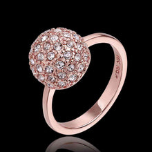 jewerly anillos 18k gp disco rose color party wedding rings girl jewelry rings 11 J4U66