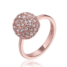 jewerly anillos 18k gp disco rose color party wedding rings girl jewelry rings 11 J4U66