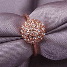 jewerly anillos 18k gp disco rose color party wedding rings girl jewelry rings 11 J4U66
