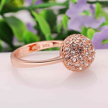 jewerly anillos 18k gp disco rose color party wedding rings girl jewelry rings 11 J4U66