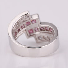 jewerly anillos 18k gp four line platinum plated party wedding rings girl jewelry rings 1 J4U66