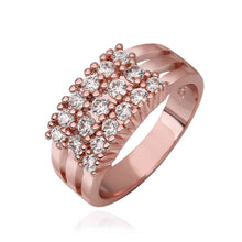 jewerly anillos 18k gp grass rose color party wedding rings girl jewelry rings 54 J4U66