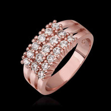 jewerly anillos 18k gp grass rose color party wedding rings girl jewelry rings 54 J4U66