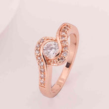 jewerly anillos 18k gp sssdes rose color party wedding rings girl jewelry rings 5 J4U66