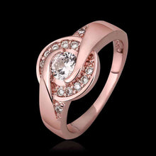 jewerly anillos 18k gp time zone rose color party wedding rings girl jewelry rings 50 J4U66