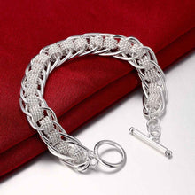 silver plated jewelry bracelet fine bracelet smth05 J4U66