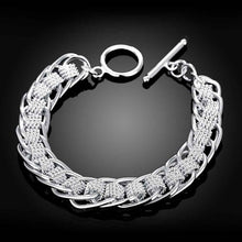 silver plated jewelry bracelet fine bracelet smth05 J4U66