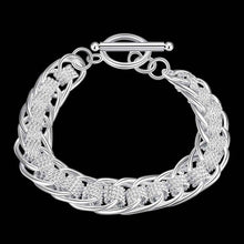 silver plated jewelry bracelet fine bracelet smth05 J4U66