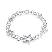 silver plated jewelry bracelet fine bracelet smth17 J4U66