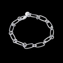 silver plated jewelry bracelet fine bracelet smth14 J4U66