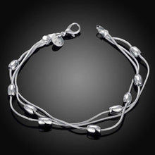 silver plated jewelry bracelet fine bracelet smth23 J4U66