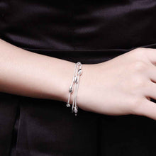 silver plated jewelry bracelet fine bracelet smth23 J4U66