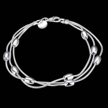 silver plated jewelry bracelet fine bracelet smth23 J4U66