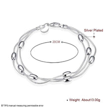 silver plated jewelry bracelet fine bracelet smth23 J4U66
