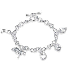 silver plated jewelry bracelet fine charming bracelet smth074 J4U66