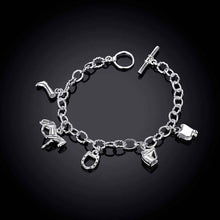 silver plated jewelry bracelet fine charming bracelet smth074 J4U66