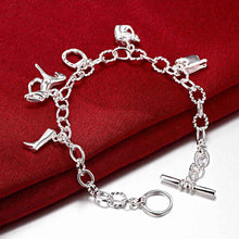 silver plated jewelry bracelet fine charming bracelet smth074 J4U66