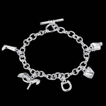 silver plated jewelry bracelet fine charming bracelet smth074 J4U66