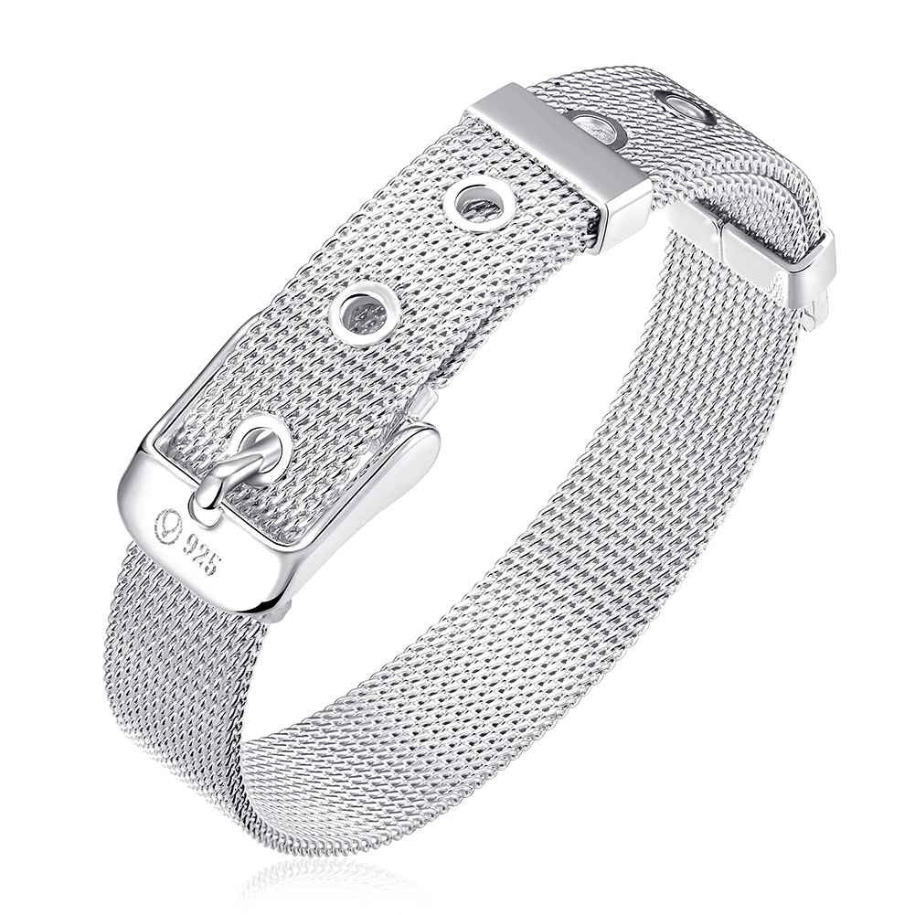 silver plated jewelry bracelet fine graceful bracelet smth00 J4U66